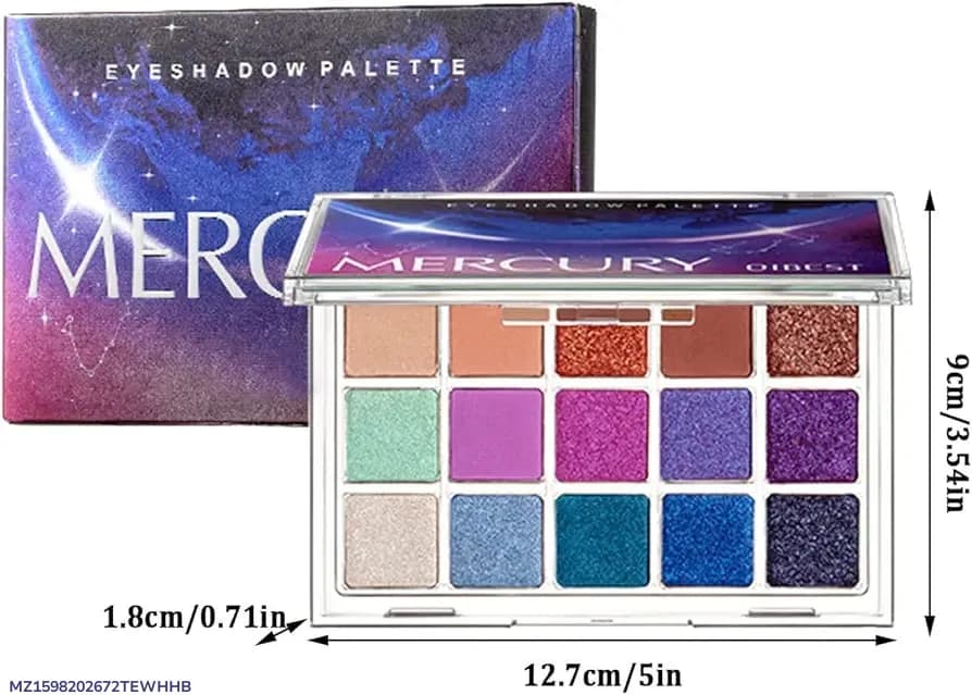 Matte And Glitter Eyeshadow Kit 100 g