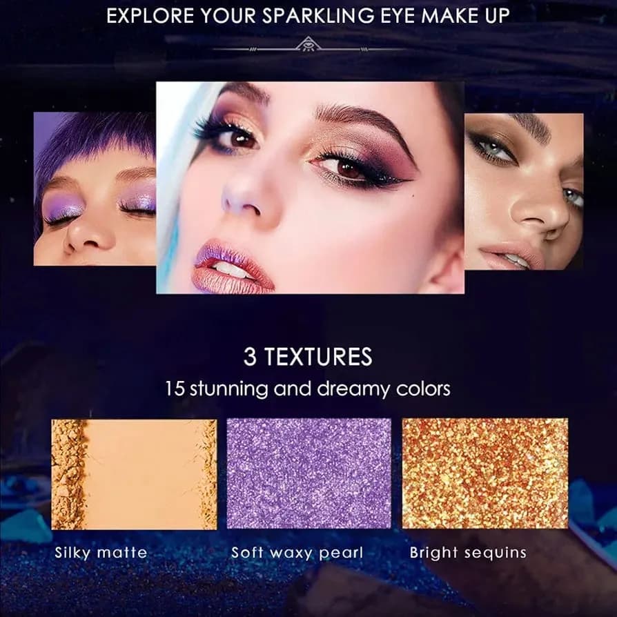 Matte And Glitter Eyeshadow Kit 100 g