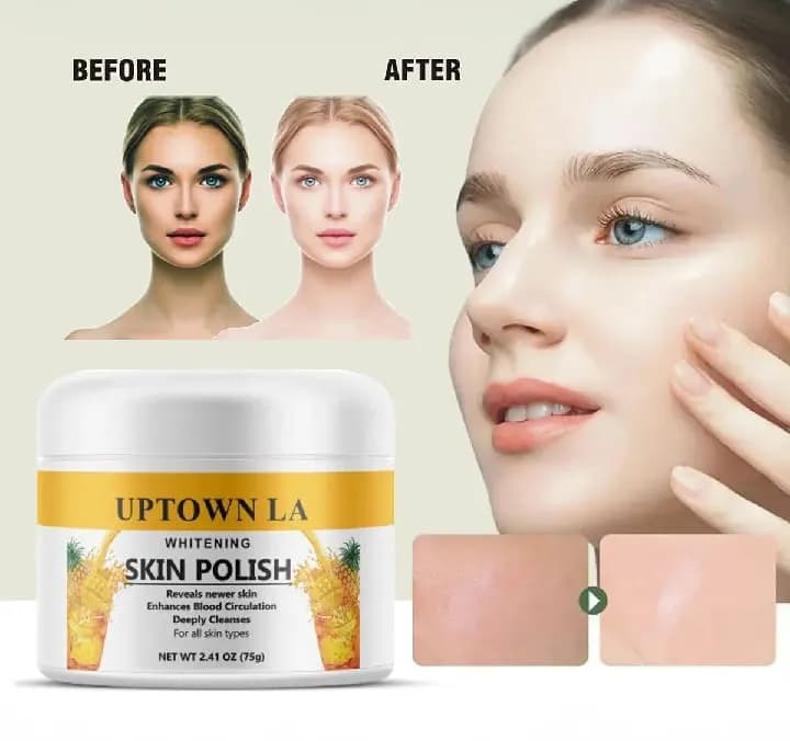 Whitening Skin Polish Cream 5oz Pineapple Extract