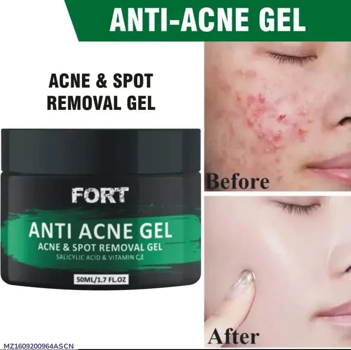 Fort Anti-Acne Gel Cream for Scar Removal & Anti-Aging