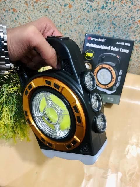 Solar Powered Lantern with USB Charging & 3 Modes