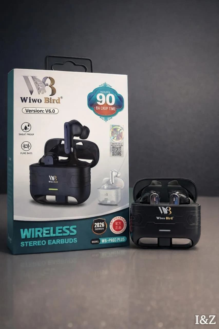 Wireless Stereo Earbuds with ANC+ENC & Bluetooth 5.0