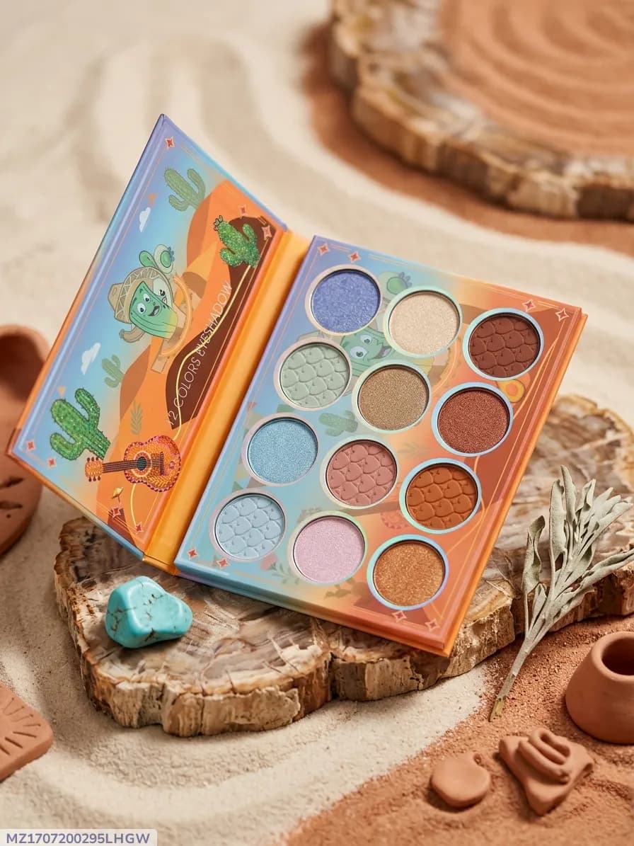 Matte & Glitter Eyeshadow Palette for Women