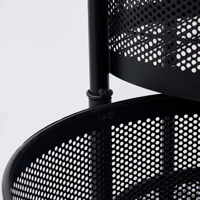 Stylish 3-Tier Rolling Fruit Basket with Wheels