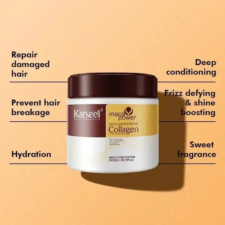 Hair Mask for Damaged Hair Softness & Frizz Control