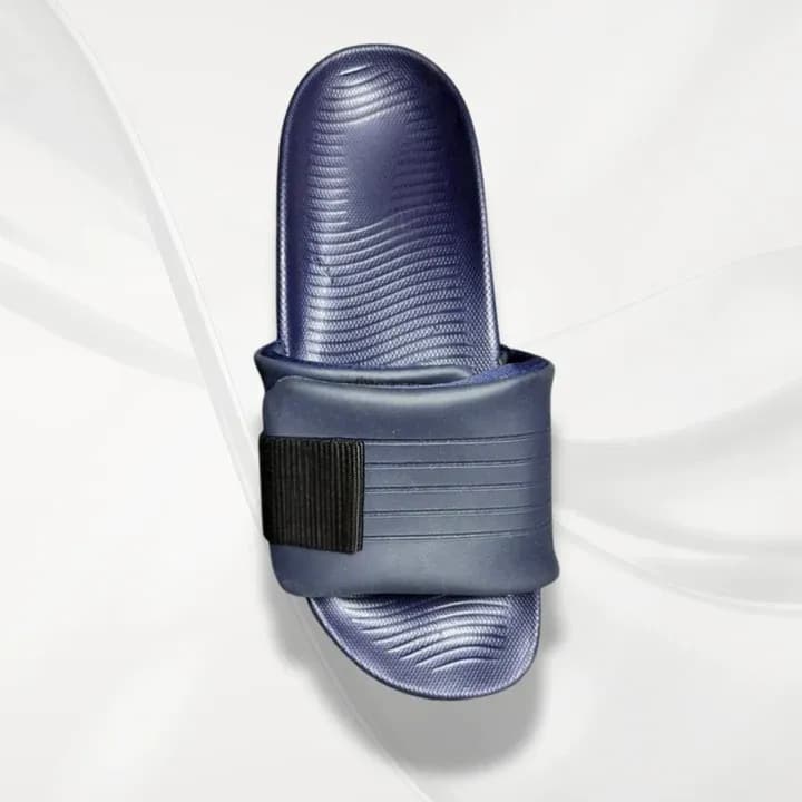 Blue Slide Slippers for Hot Pakistani Summer Comfort