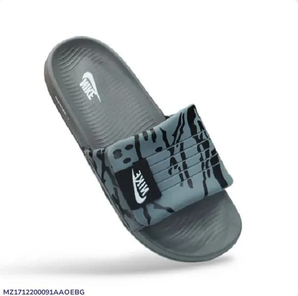Nike Grey Slide Slippers for Hot Weather Comfort