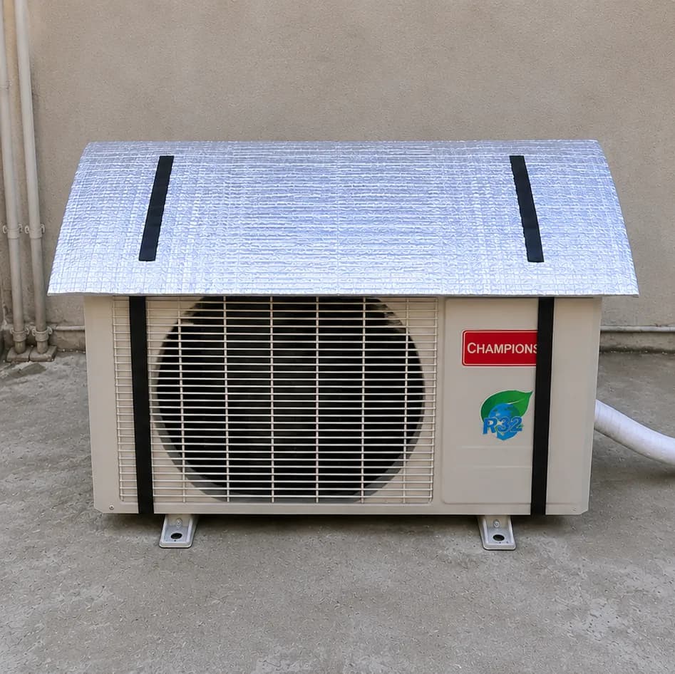1 Pc Parachute Plain AC Cover Outdoor AC Cover Waterproof UV Resistant & Dustproof