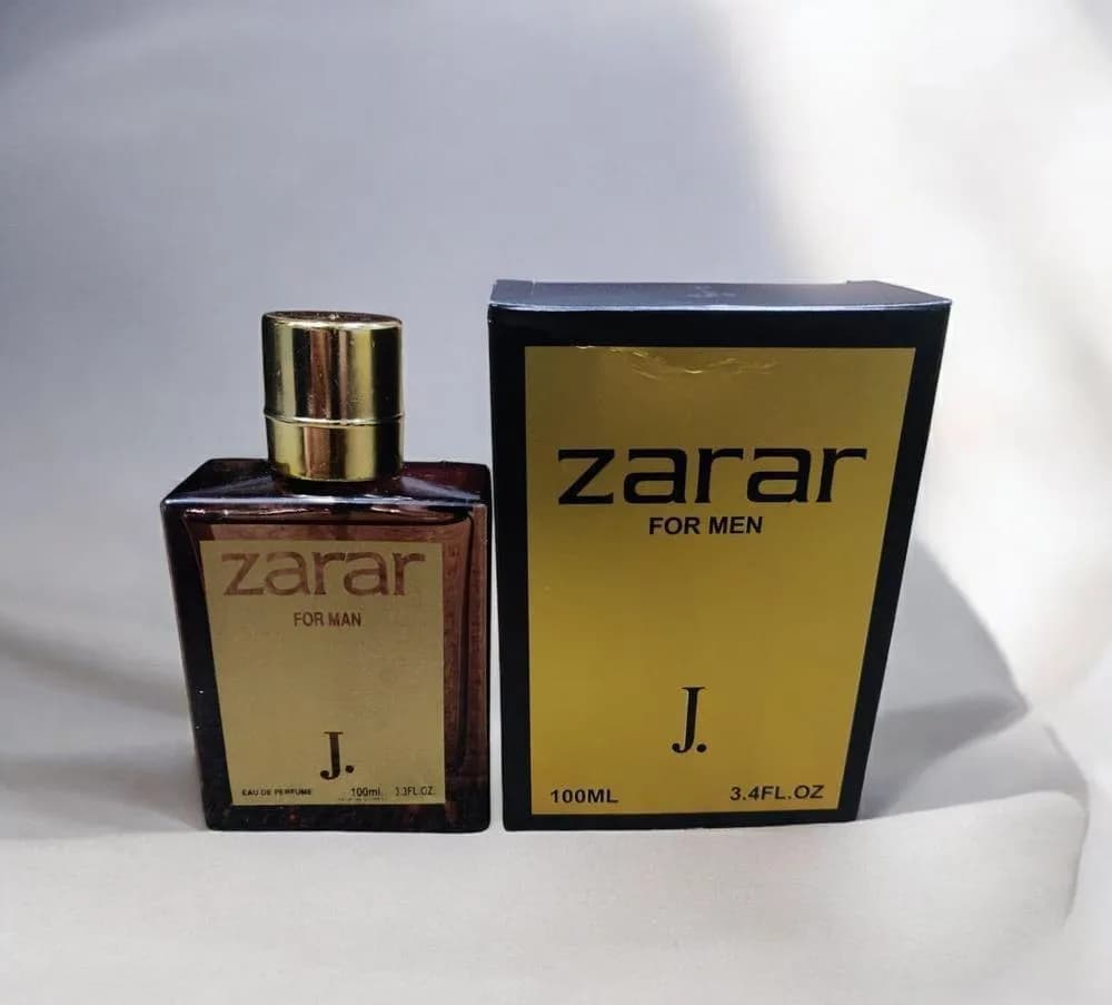 Zarar For Men Citronella Perfume 100ml Golden Bottle