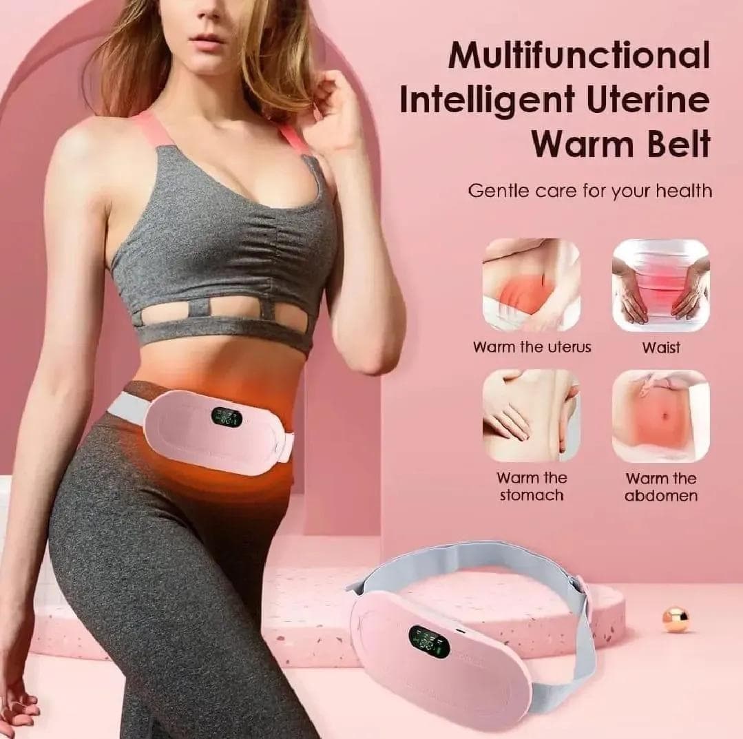 Electric Period Cramp Heating Belt Pink Large