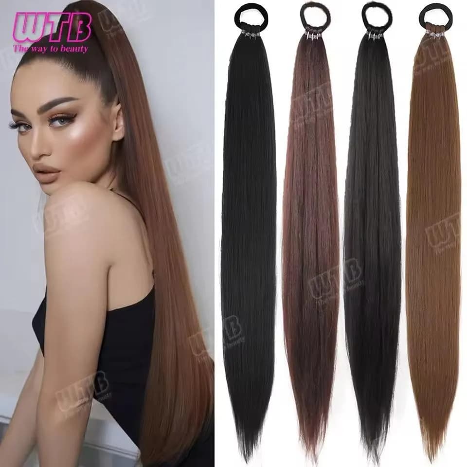28 Inch Straight Hair Extensions for Natural Look