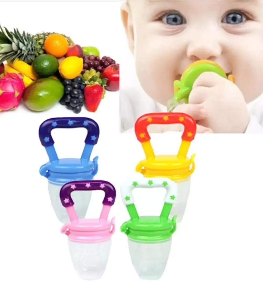 Baby Fruit Feeder with Textured Handle, BPA-Free, Multicolor