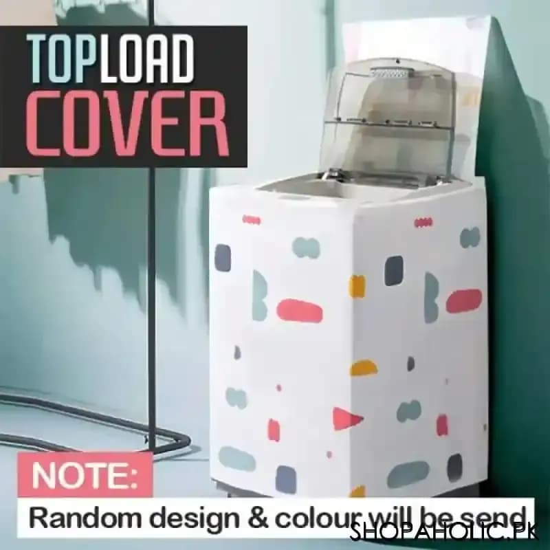 Multicolor Printed Quilt Washing Machine Cover 1.5 Ton