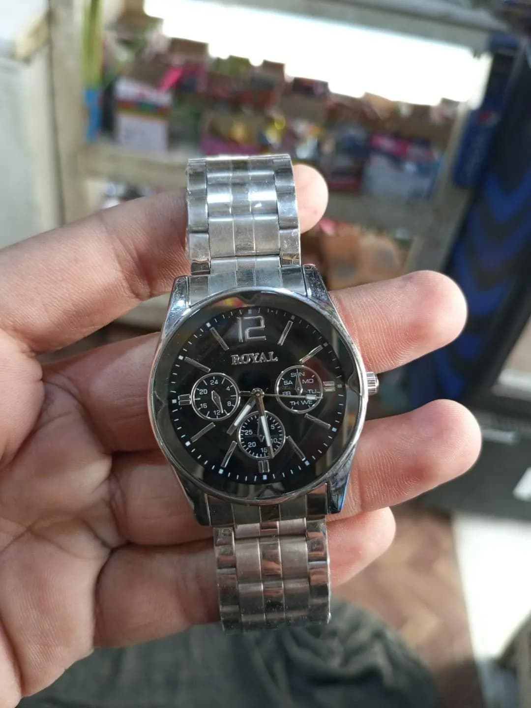 Men's Stainless Steel Chronograph Watch Royal