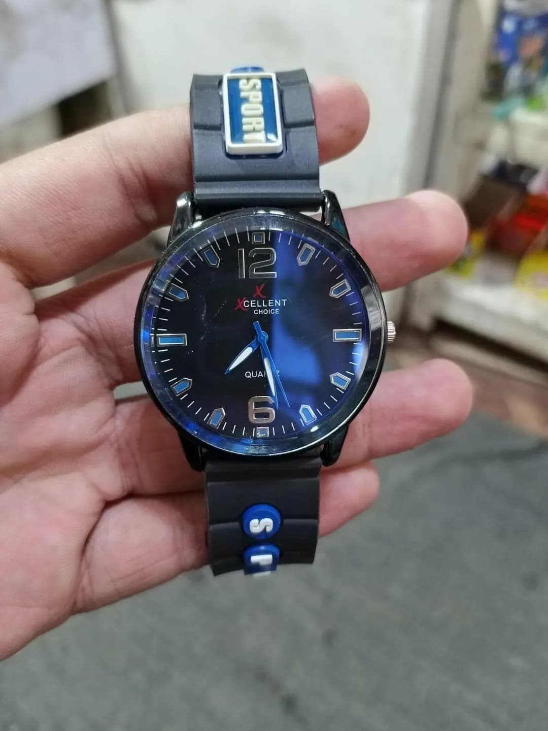 X-Cellent Choice Blue Crystal Watch for Men