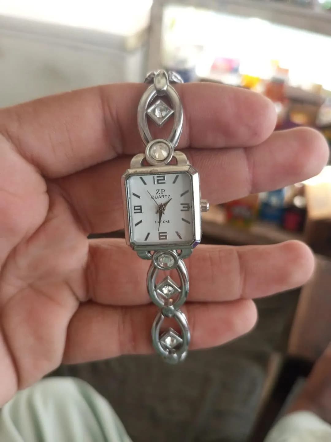 Vintage Silver Women's ZP Quartz Bracelet Watch