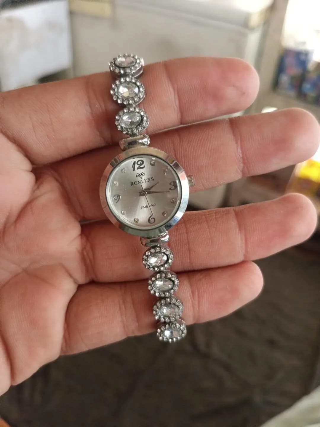 Ronlex Time One Bracelet Watch with Diamond Stones