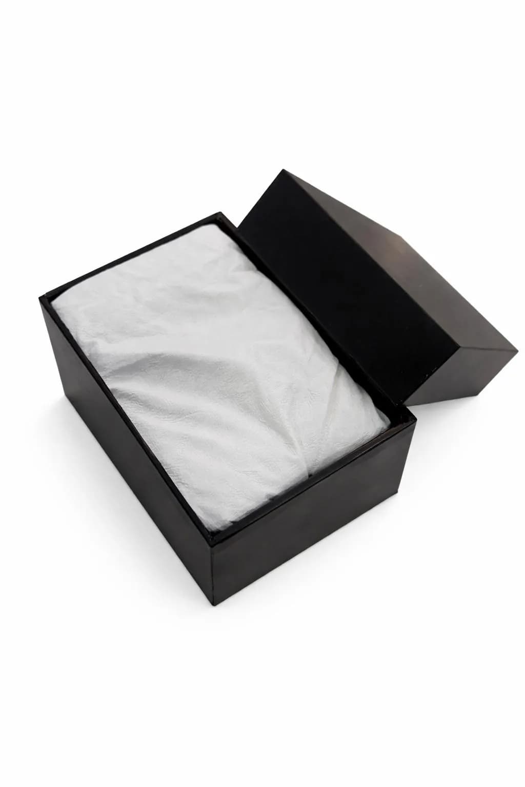 Black Square Storage Box for Home or Office