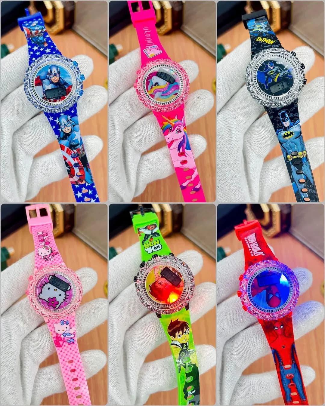 Kids Digital Watch Multicolor 3-5 Years