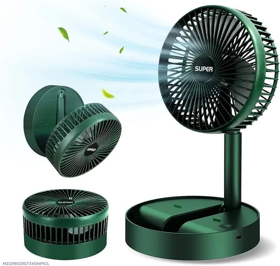 Foldable Portable Neck Fan- 1 Pc - Operates Smoothly for All Occasions