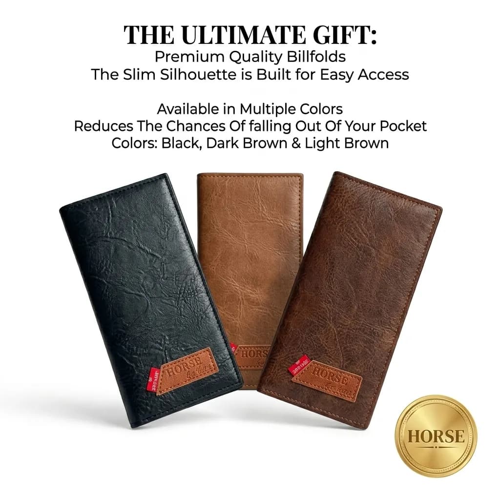 UrbanEdge Imported Leather Wallet Men's PU Leather Wallet