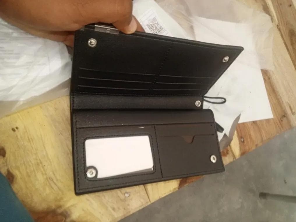 Women's Brown Leather Wallet 1