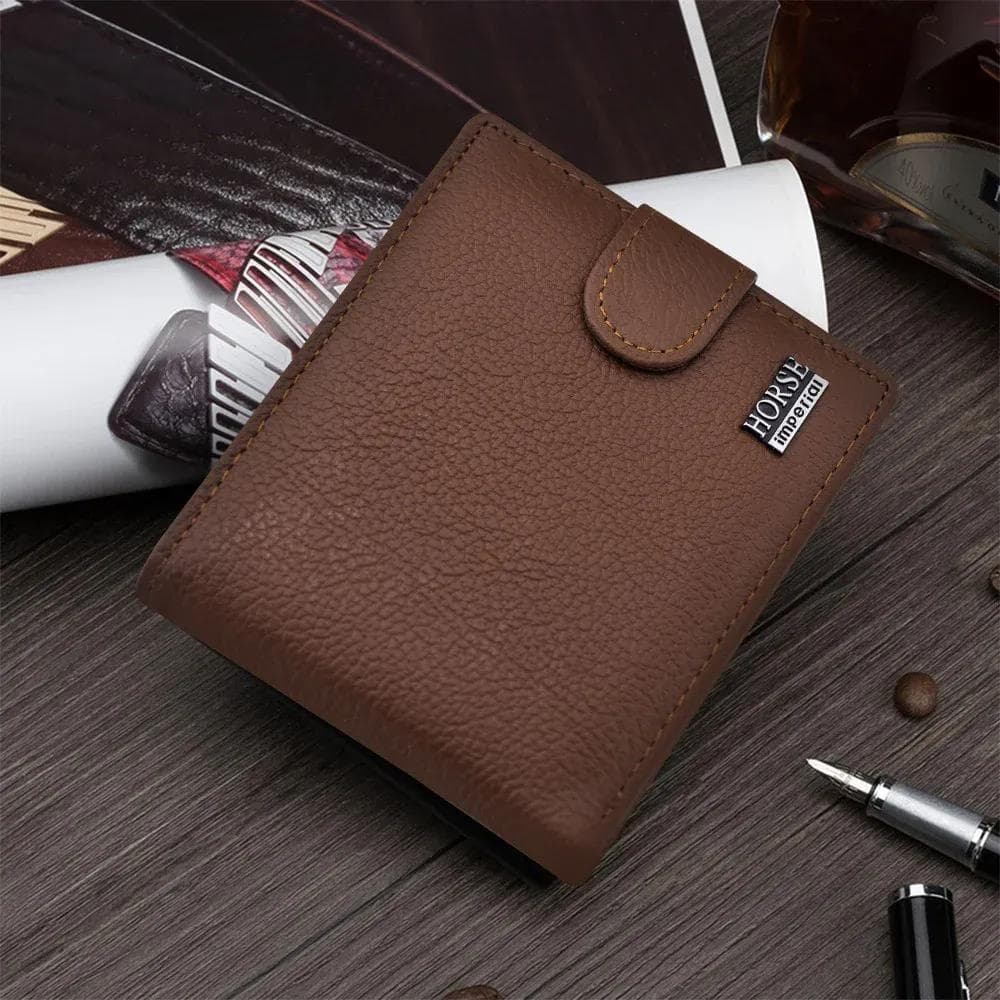 Women's Brown Leather Wallet 1