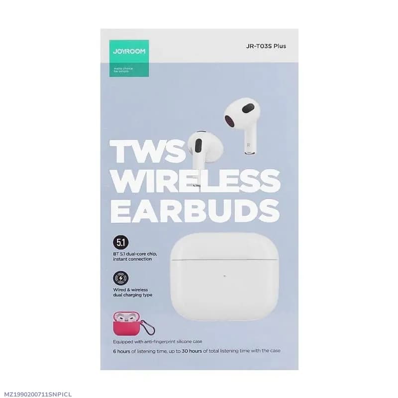 Joyroom JR-T03S Plus 4th Generation TWS Bluetooth Earbuds Airpods
