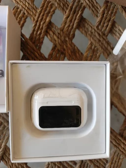 ANC TWS Wireless Earbuds Bluetooth 5.3 Noise Cancelling Earphones White Long-Lasting Battery With Fast Charge