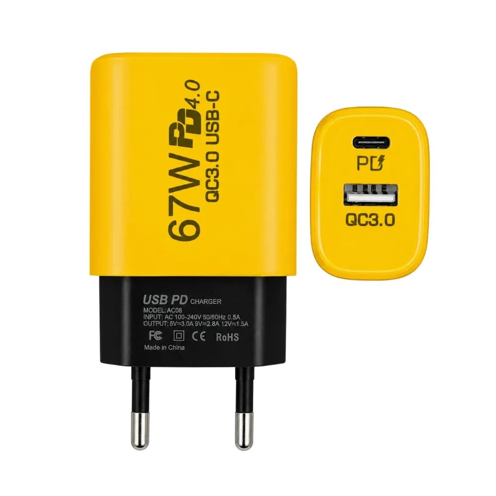 120W Fast Power Adapter Wall Charger 4-Port 4-in-1 Quick USB Charging Plug