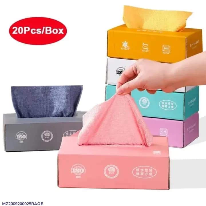 Tissue Box Set 20 Pcs Multi Color