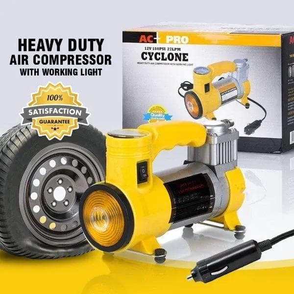 Heavy Duty Air Compressor Yellow 150 PSI ABS