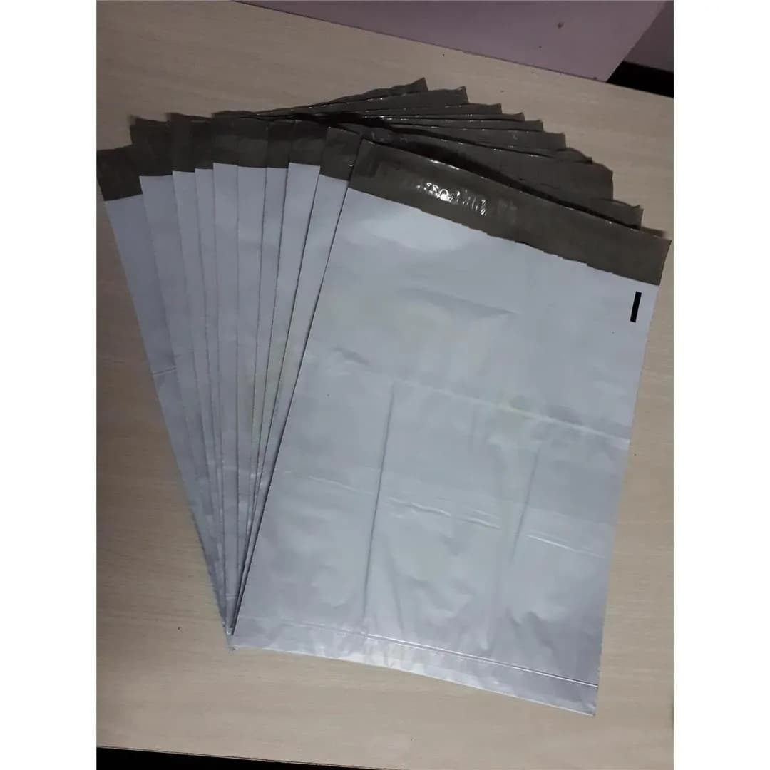 White Plastic Flyer Bags 10 Pcs Multipurpose Durable