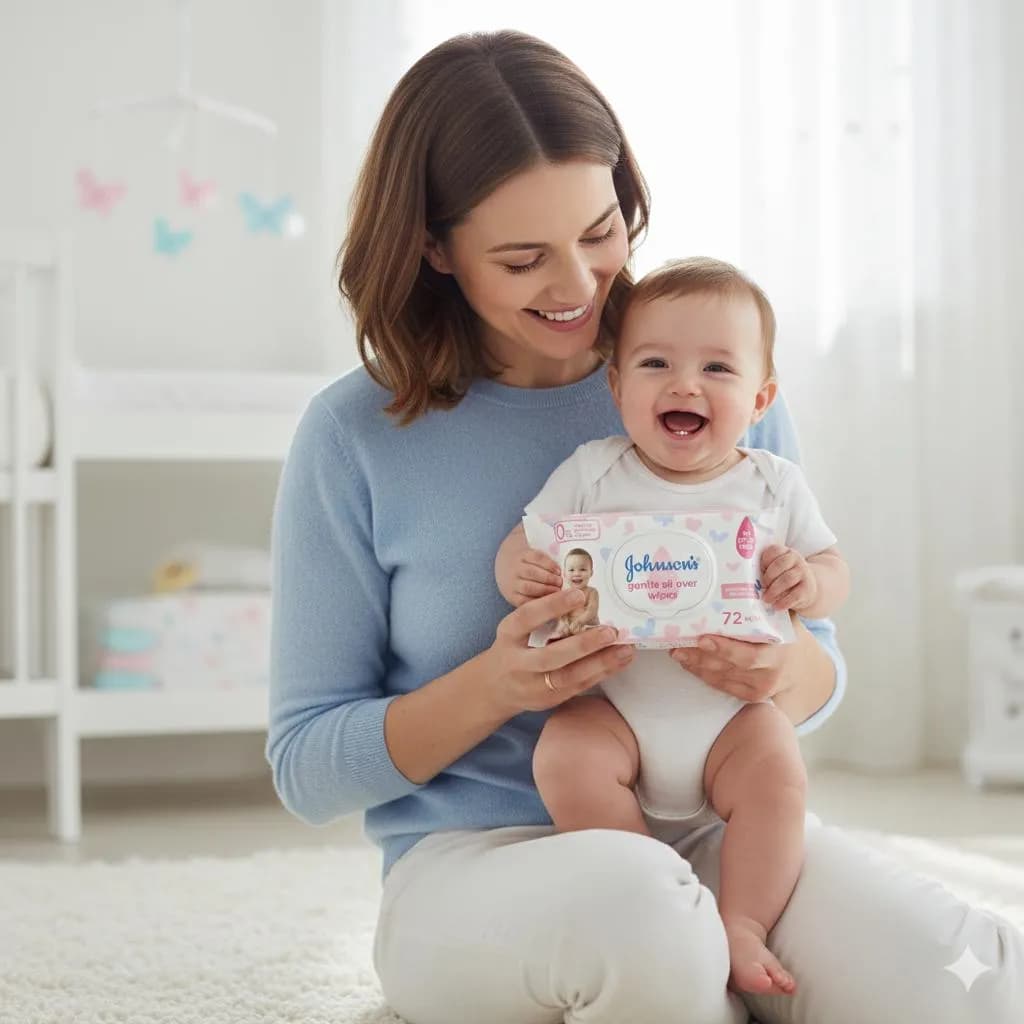 Baby Wet Wipes Microfiber Daily Use Warm Weather
