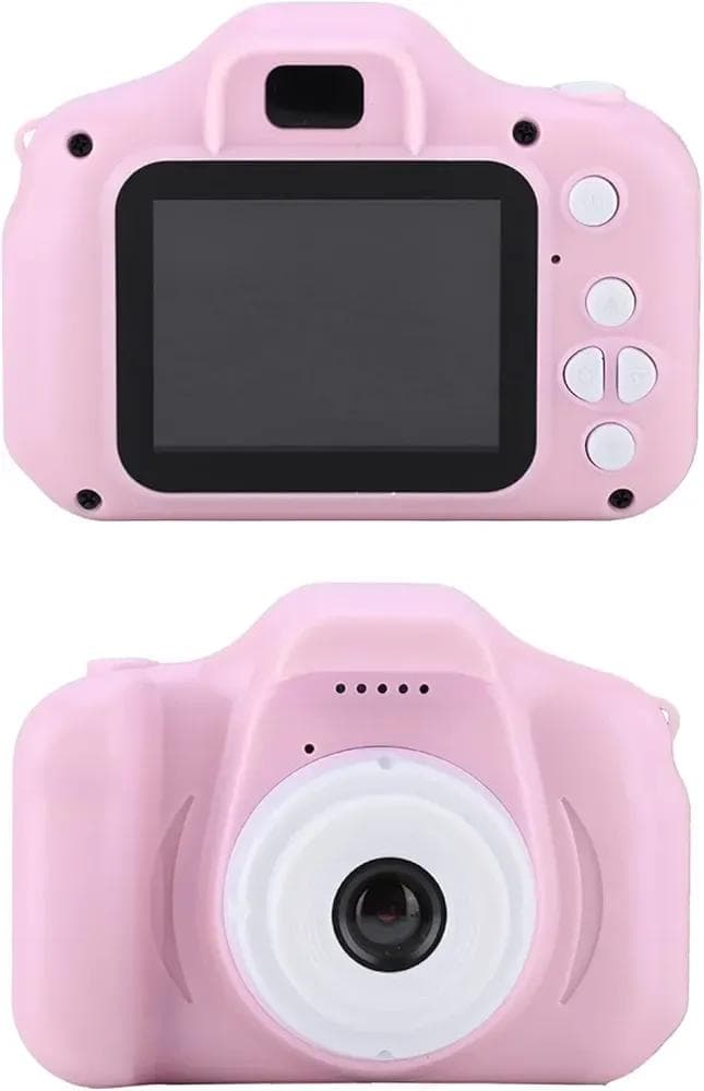 Pink Mini Camera for Kids Teens Rechargeable