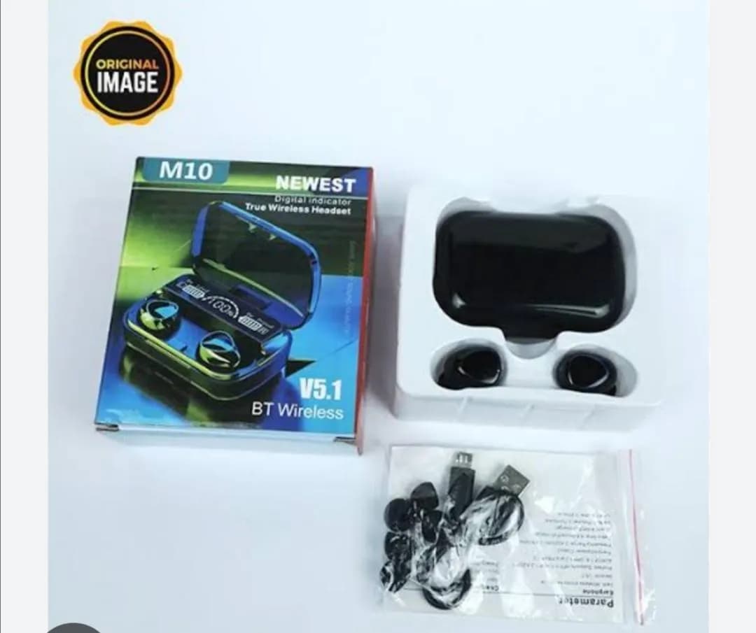 M10 True Wireless Earbuds Bluetooth 5.1 Black