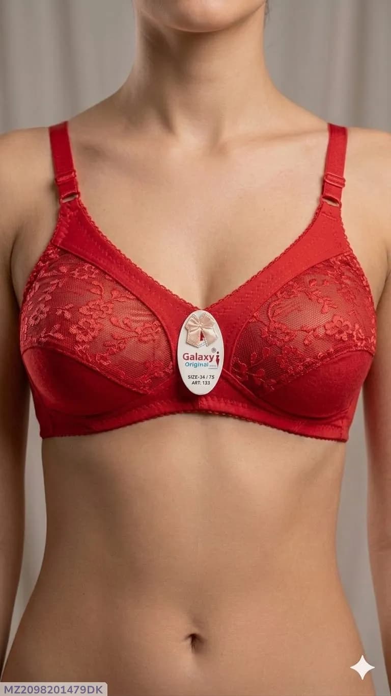 Cotton Embroidered Light Weight Bra Top