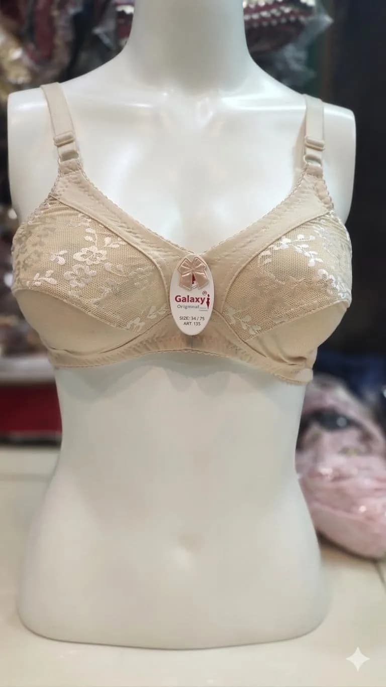 Cotton Embroidered Light Weight Bra Top