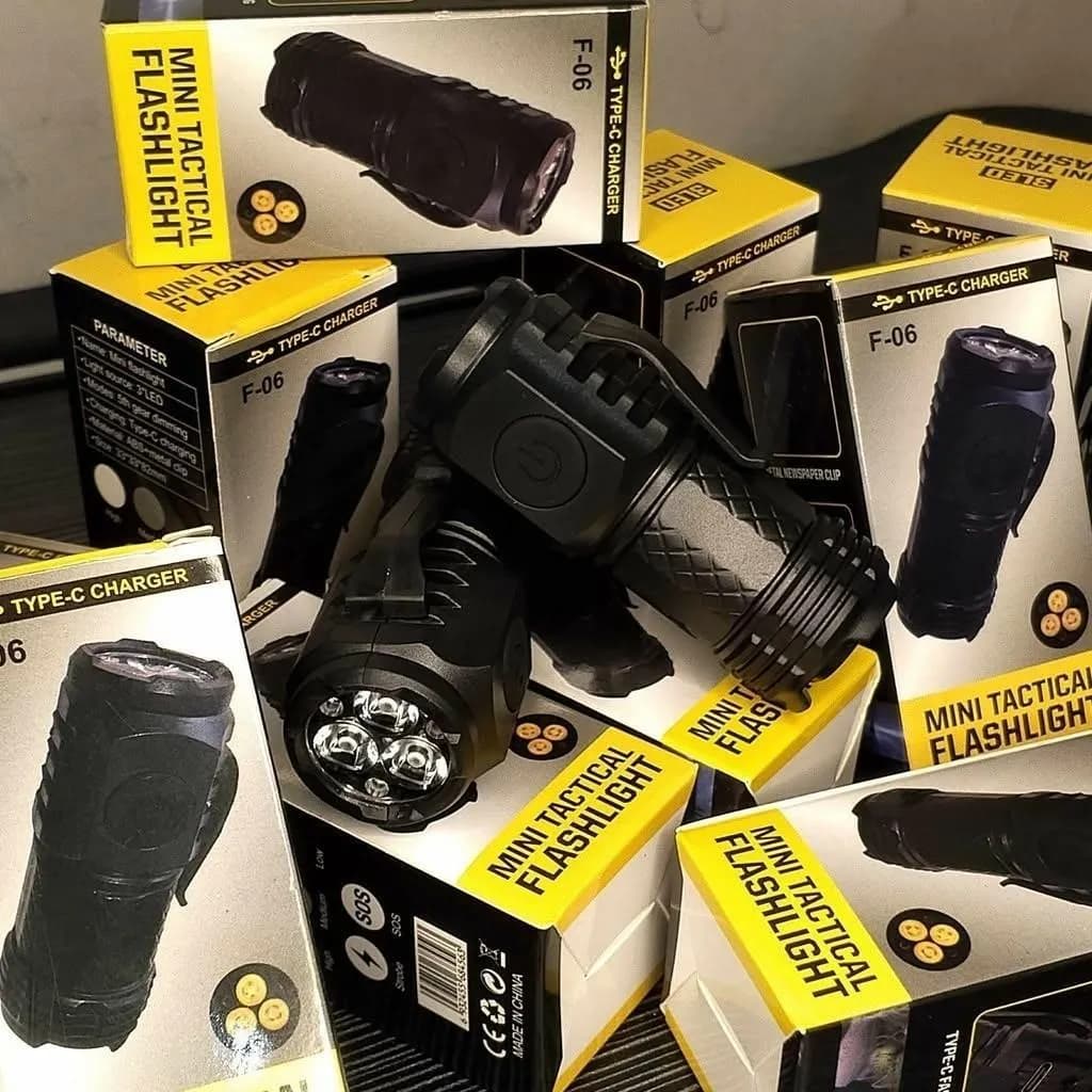 Waterproof Mini Flashlight Super Power Camping Light ZT - Three Eyed Monster Mini Flashlight Flash Super Power Waterproof Camping Light