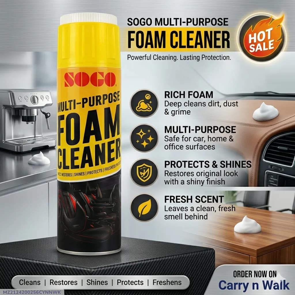 Sogo Multi-Purpose Foam Cleaner Lime Fragrance
