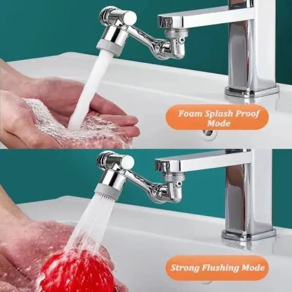 Rotating Faucet Extender for Face Wash, Gargle, Eye Cleaning