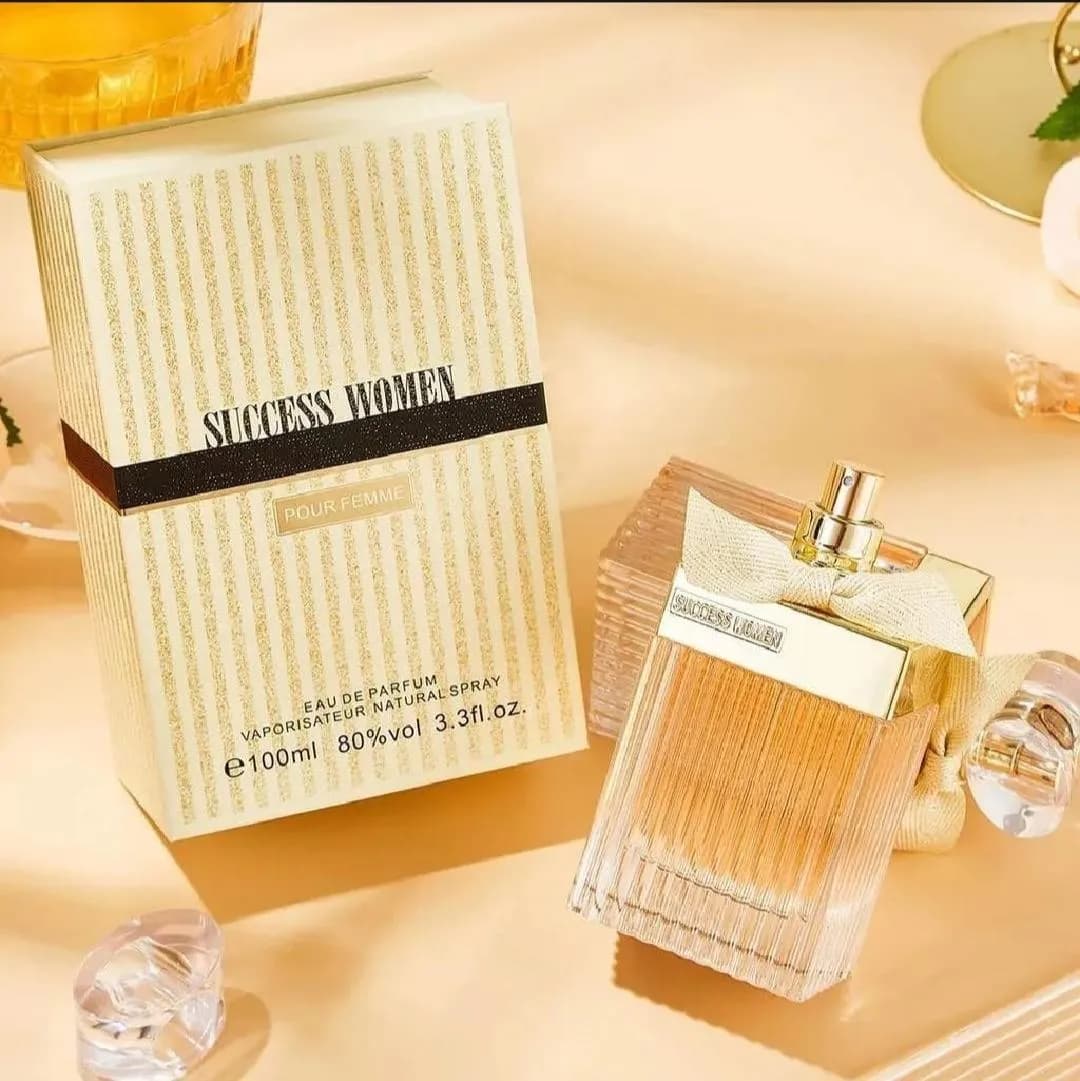 Sillion Success Women Perfume 100ml Long Lasting Yellow Glass Bottle - image 1