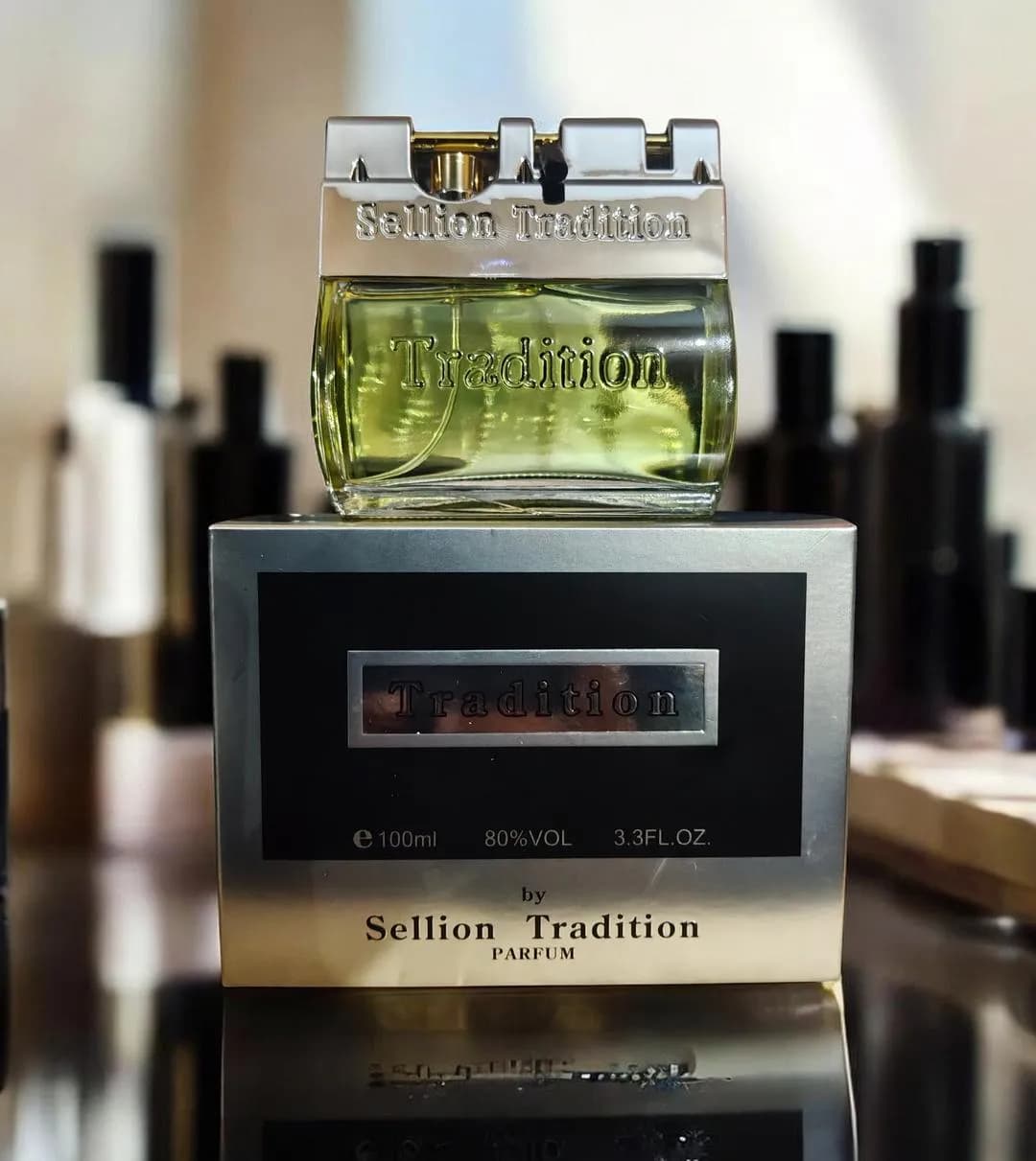 Sellion Tradition Men Perfume 100ml Silver Long Lasting Refreshing