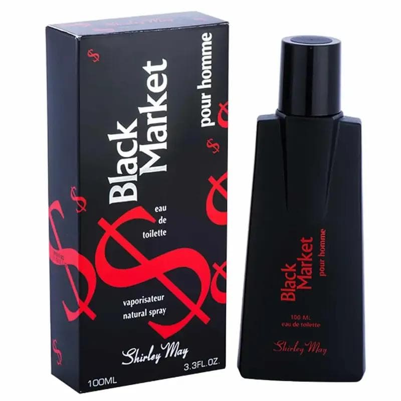 Shirley May Black Market Perfume For Men 100ml Long Lasting
