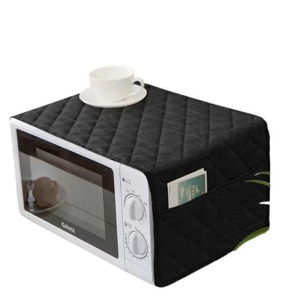 Quilted Oven Cover Dustproof Black
