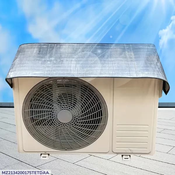 Outdoor Waterproof AC Cover Silver 37" Dust Proof