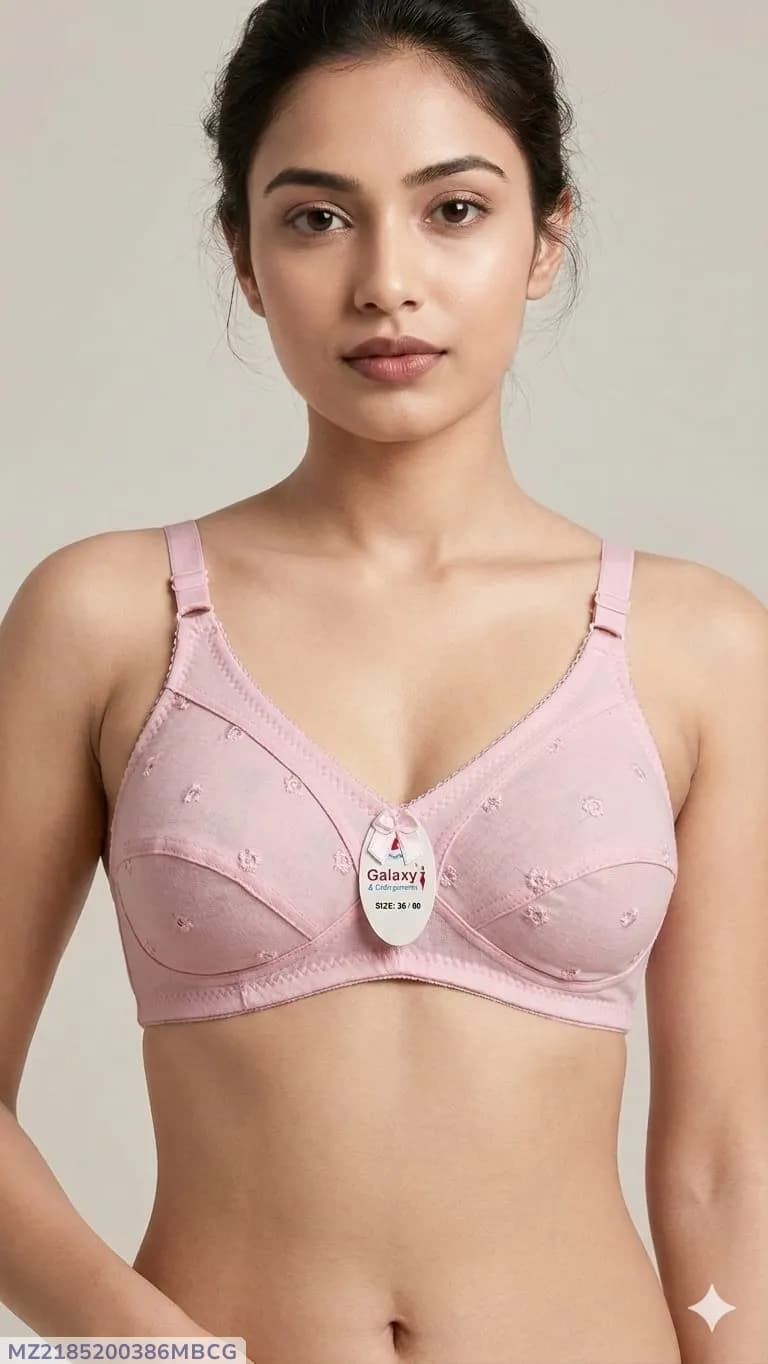 Cotton Embroidered Comfortable And Lightweight Bra Top