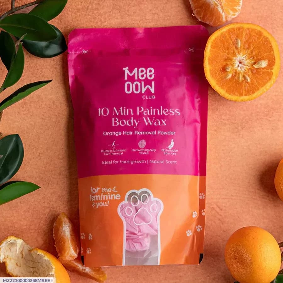 Meow 10 Min Painless Body Wax 50g Orange