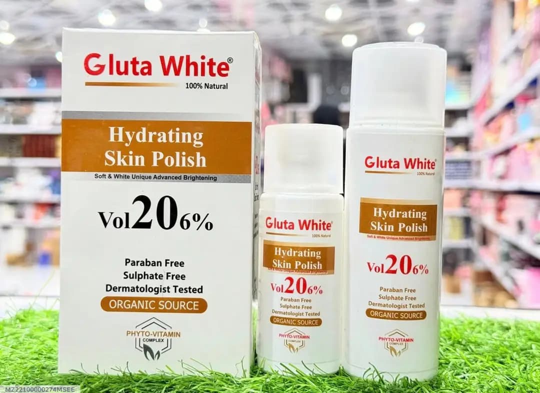 Gluta White Hydrating Skin Polisher 20% Paraben Free