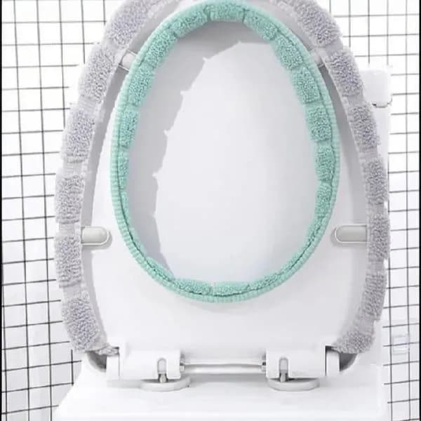Multicolor Jersey Toilet Seat Covers for 1 Seater